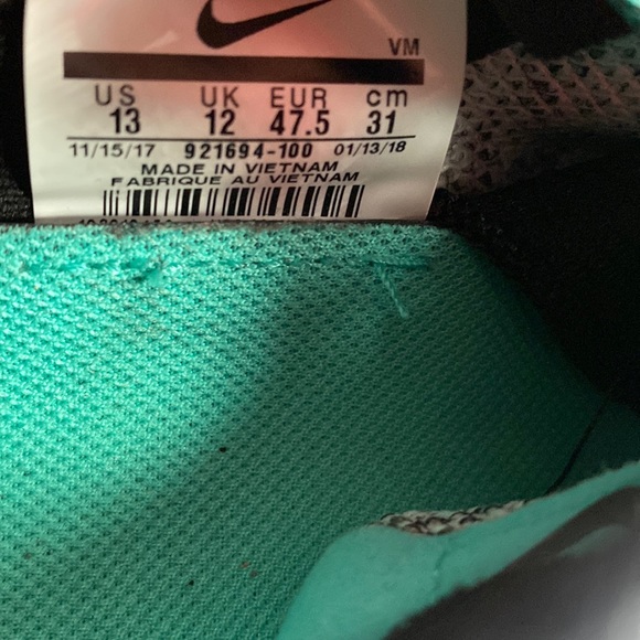 Nike Air Max Sequent 3 'Hyper Jade' Men’s Sneakers Size 13 - Picture 8 of 8